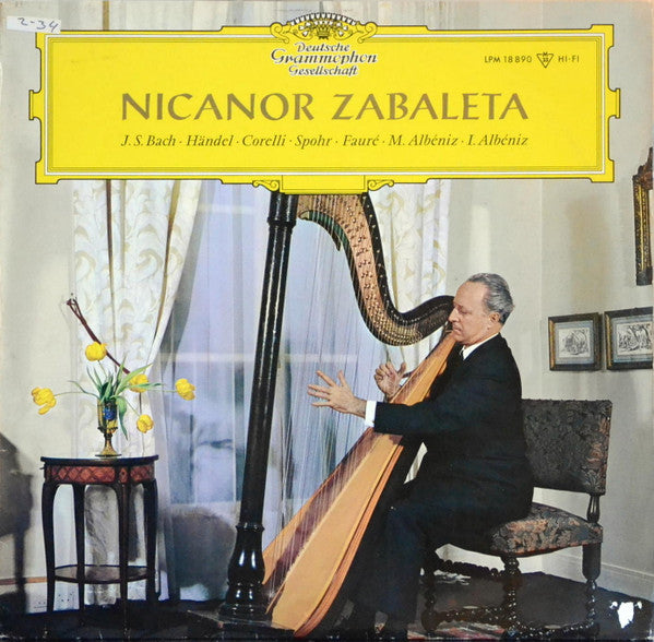 Nicanor Zabaleta - J. S. Bach* • Händel* • Corelli* • Spohr* • Fauré* • M. Albéniz* • I. Albéniz* - Nicanor Zabaleta, Harfe