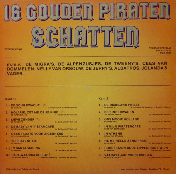 Various - 16 Gouden Piraten Schatten
