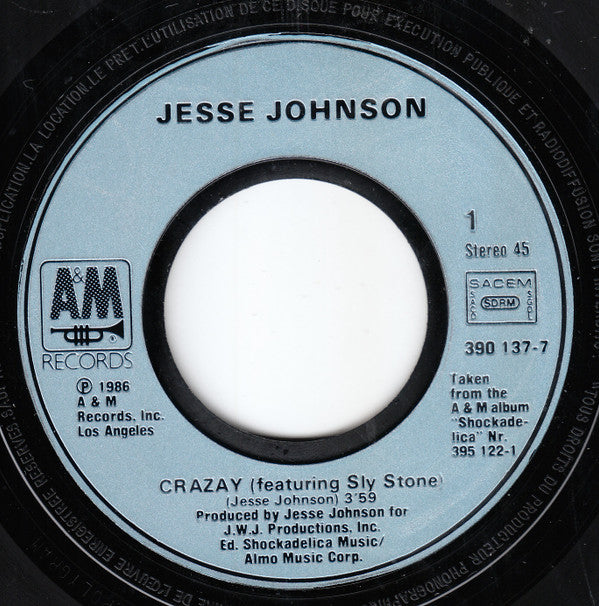 Jesse Johnson Featuring Sly Stone -Crazay