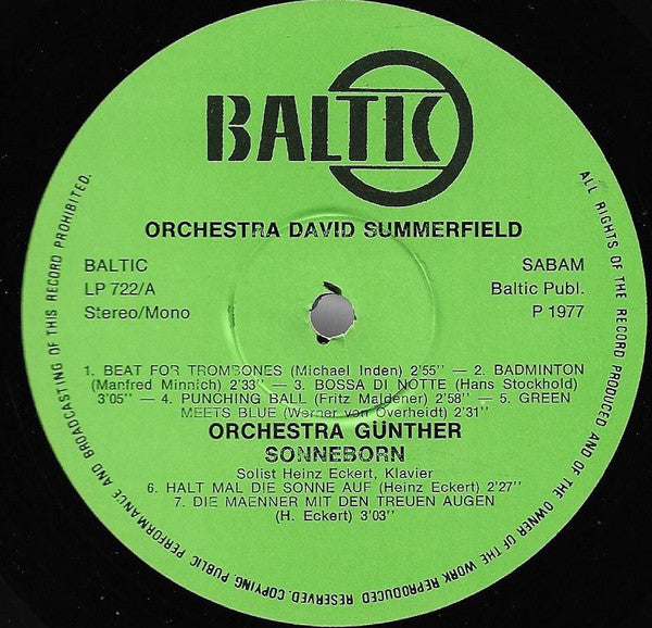 Various - Baltic International Music Recording Nr 722
