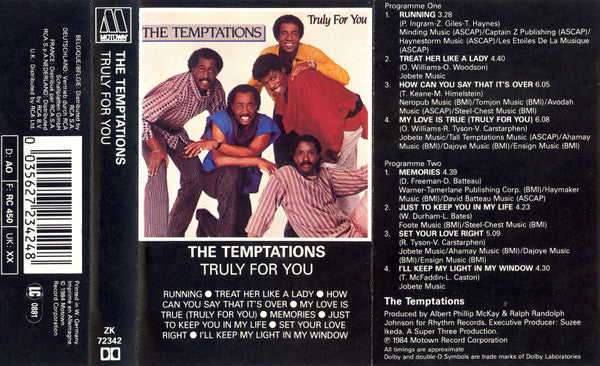 The Temptations -Truly For You