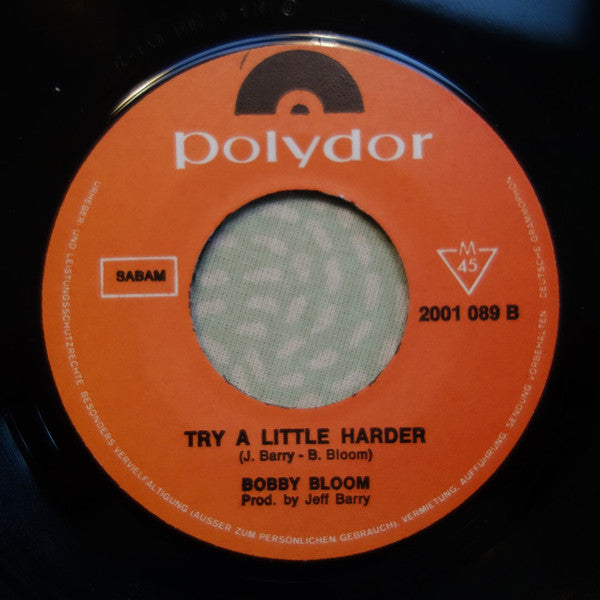 Bobby Bloom - Montego Bay / Try A Little Harder