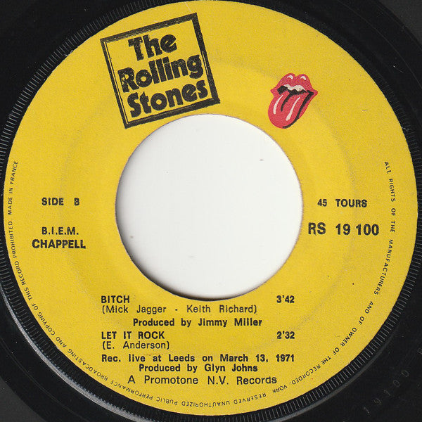 The Rolling Stones -Brown Sugar / Bitch / Let It Rock