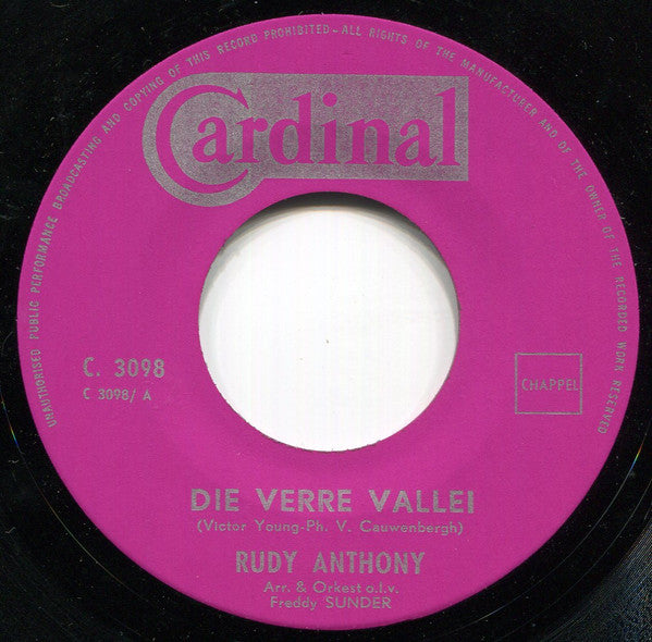 Rudi Anthony -Die Verre Vallei