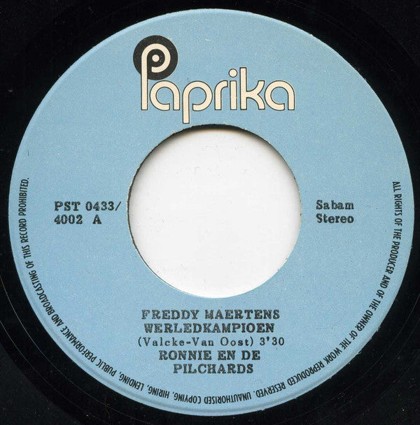 Ronnie En de Pilchards - Freddy Maertens Wereldkampioen