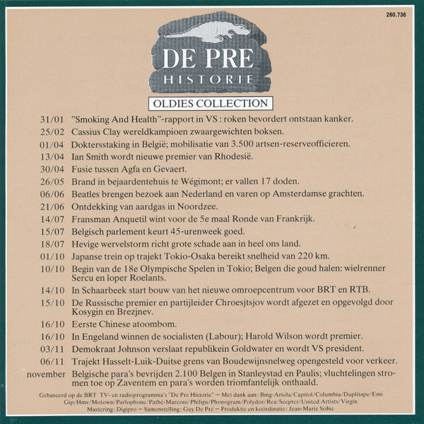 Various -De Pre Historie 200 Original Hits 1960-1969