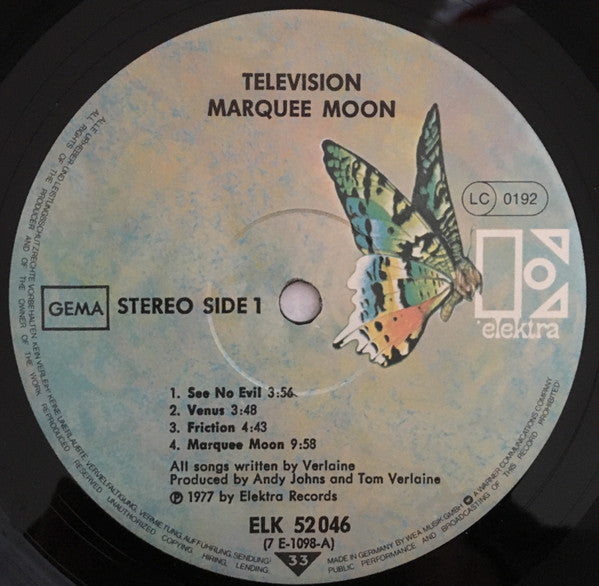 Television -Marquee Moon