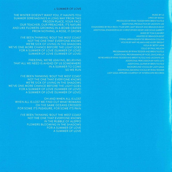 U2 -Songs Of Experience