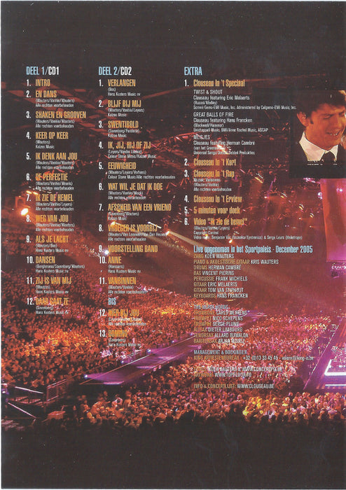 Clouseau -In 'T Lang - Live In Het Sportpaleis