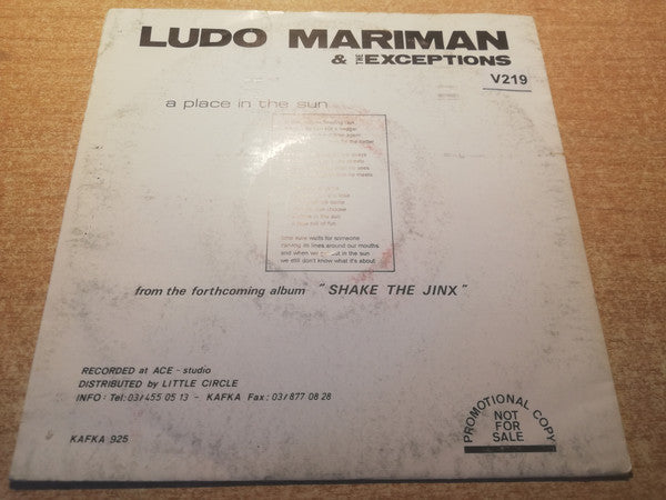 Ludo Mariman & The Exceptions -A Place In The Sun