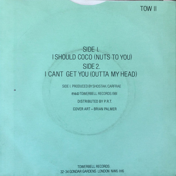 Tongue ‘N’ Cheek* -I Should Coco (Nuts To You)