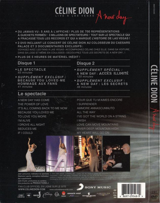 Celine Dion* -A New Day... Live À Las Vegas