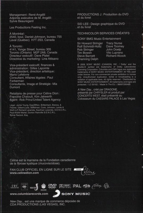 Celine Dion* -A New Day... Live À Las Vegas