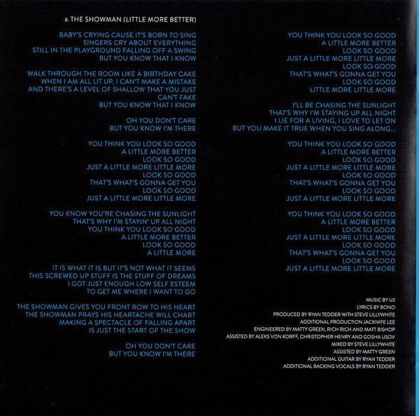 U2 -Songs Of Experience