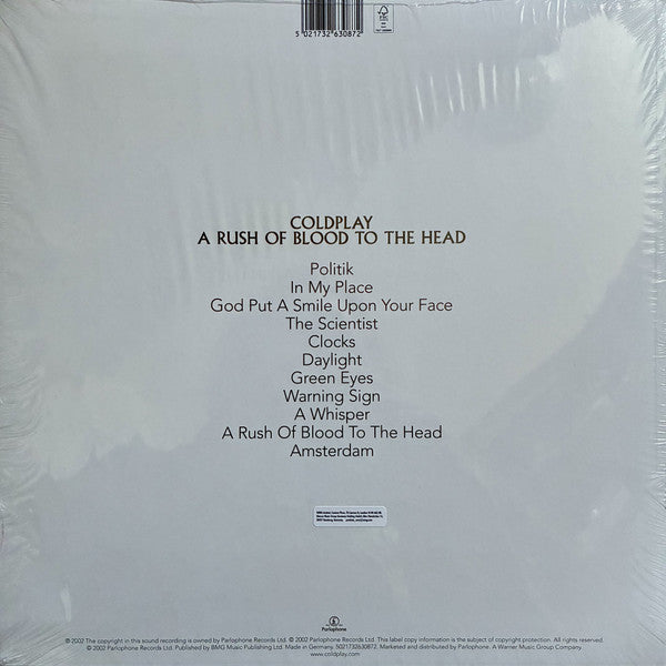 Coldplay -A Rush Of Blood To The Head