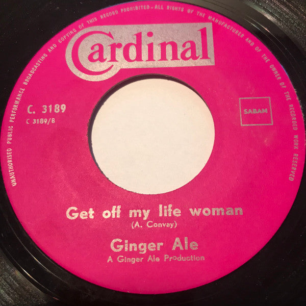 Ginger Ale (2) -In The Sand / Get Off My Life Woman