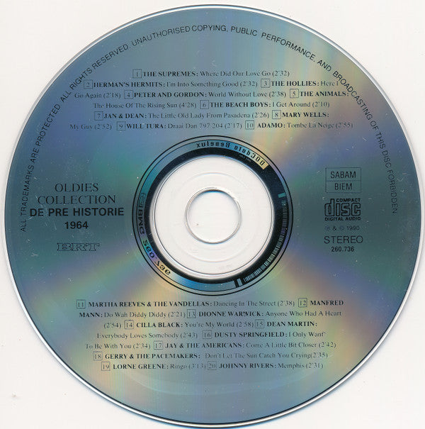 Various -De Pre Historie 200 Original Hits 1960-1969