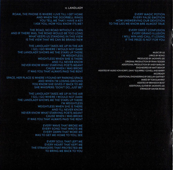 U2 -Songs Of Experience