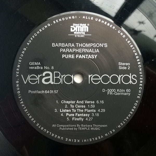 Barbara Thompson's Paraphernalia -Pure Fantasy