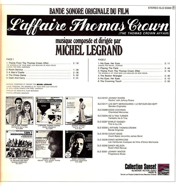 Michel Legrand -L'affaire Thomas Crown (Bande Sonore Originale Du Film)
