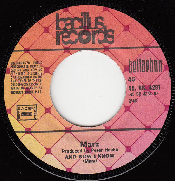 Marz* -Slow Train / And Now I Know