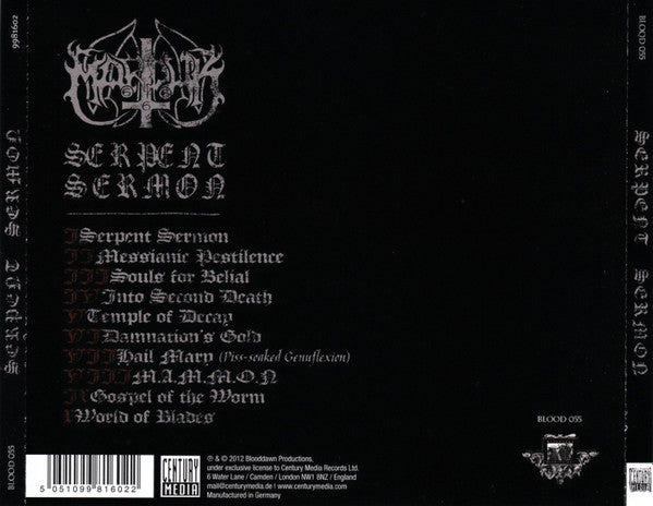 Marduk -Serpent Sermon
