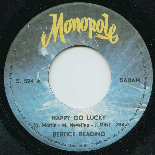 Bertice Reading -Happy Go Lucky / All Our Days