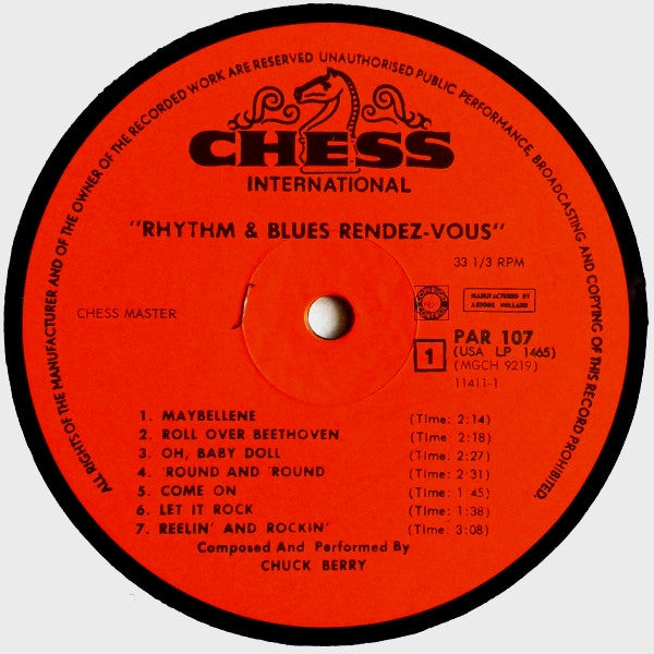 Chuck Berry -Rhythm & Blues Rendez-Vous