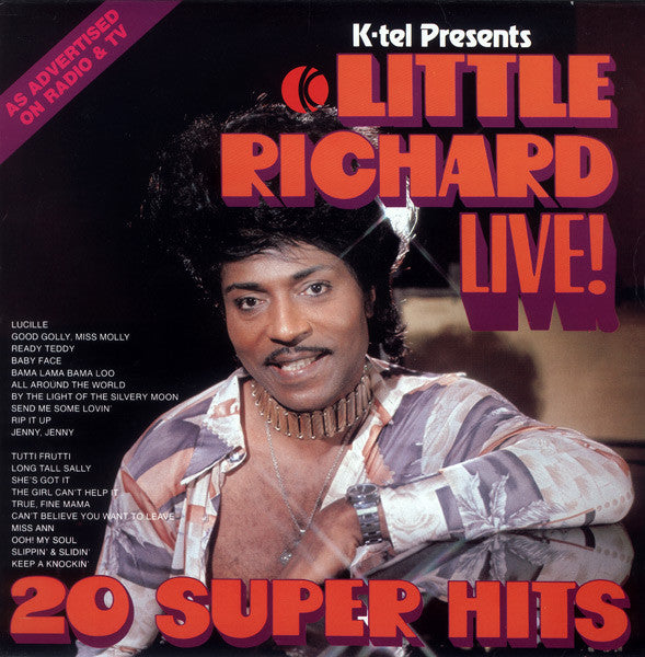 Little Richard -K-tel Presents Little Richard Live! 20 Super Hits