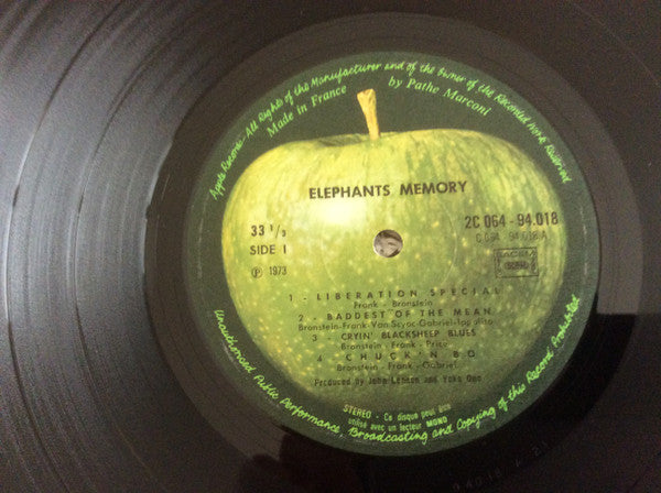 Elephant's Memory* -Elephant's Memory