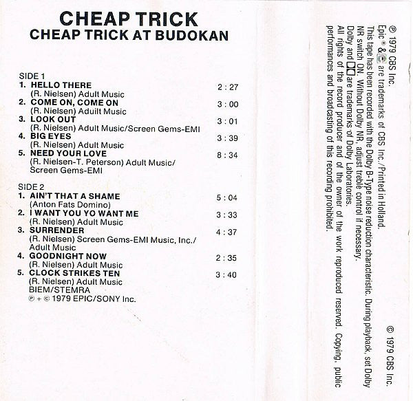 Cheap Trick - Cheap Trick At Budokan
