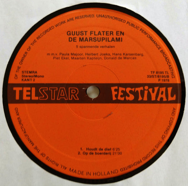 Guust Flater En De Marsupilami -Guust Flater En De Marsupilami (5 Spannende Verhalen)