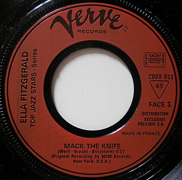 Ella Fitzgerald -Mack The Knife / The Lady Is A Tramp