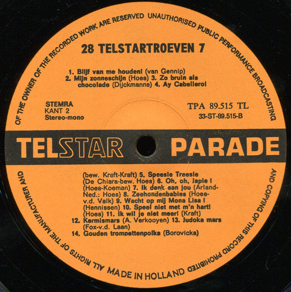 Various -28 Telstar Troeven 7
