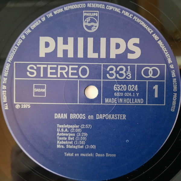 Daan Broos & Dapokaster -Daan Broos & Dapokaster