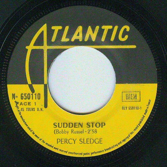 Percy Sledge - Sudden Stop