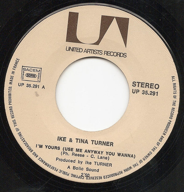 Ike & Tina Turner -I'm Yours (Use Me Anyway You Wanna)