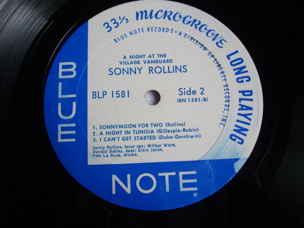 Sonny Rollins -A Night At The "Village Vanguard"