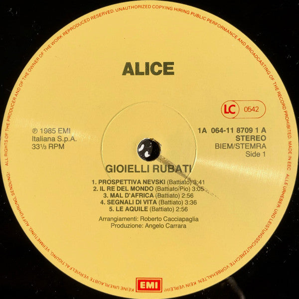 Alice (4) -Gioielli Rubati