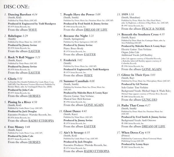 Patti Smith - Land (1975-2002)