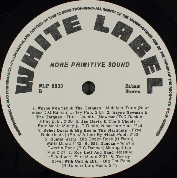 Various - More Primitive Sound