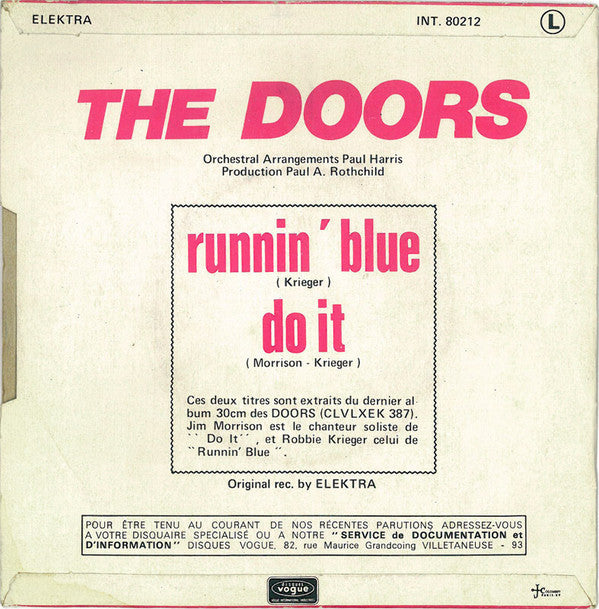 The Doors -Runnin' Blue