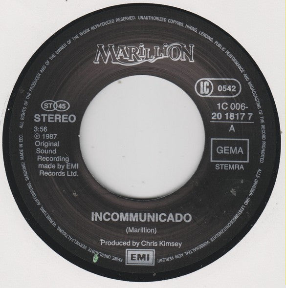 Marillion -Incommunicado