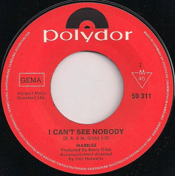 Marbles (3) -I Can't See Nobody