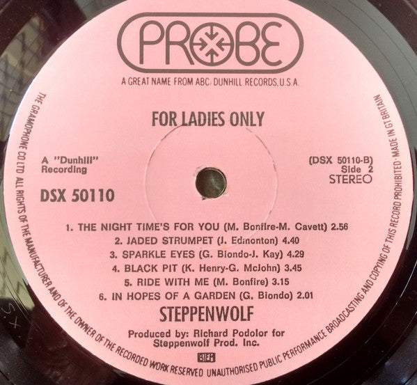 Steppenwolf -For Ladies Only