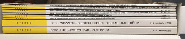 Alban Berg - Die Verlegten Werke - Published Works - Œevres Publiees