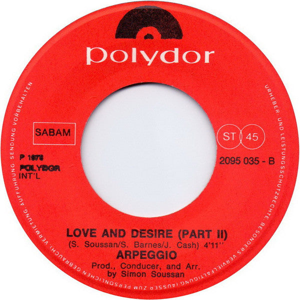 Arpeggio (2) -Love And Desire