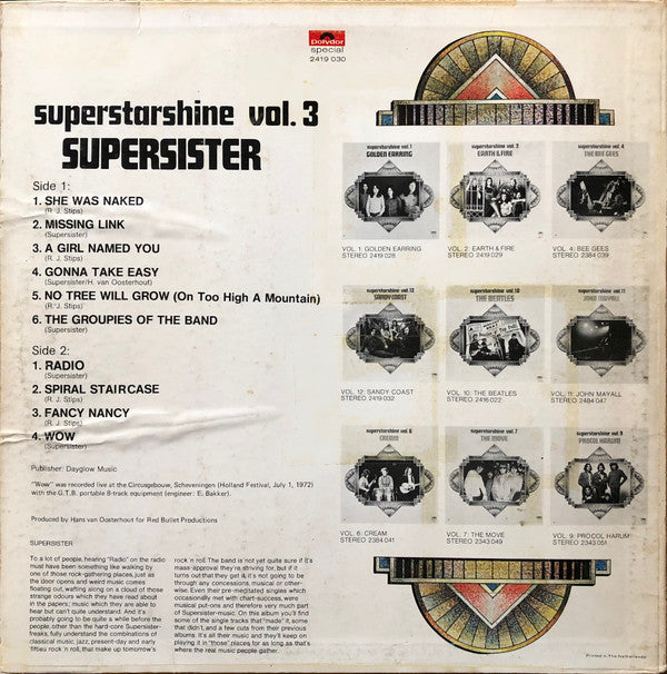 Supersister (2) -Superstarshine Vol. 3