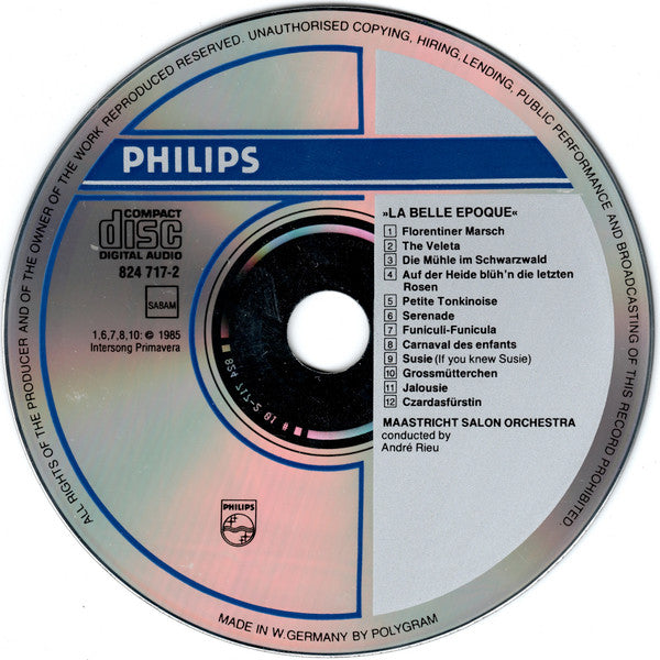 Maastricht Salon Orchestra* Conducted By André Rieu - La Belle Epoque