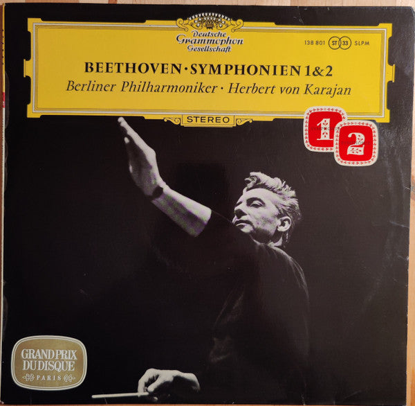 Beethoven* – Herbert von Karajan · Berliner Philharmoniker - Symphonien 1 &amp; 2